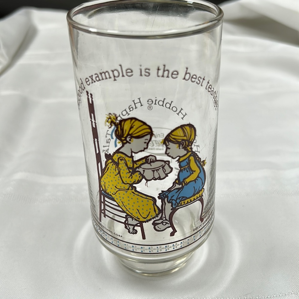 Vintage Holly Hobby Glass